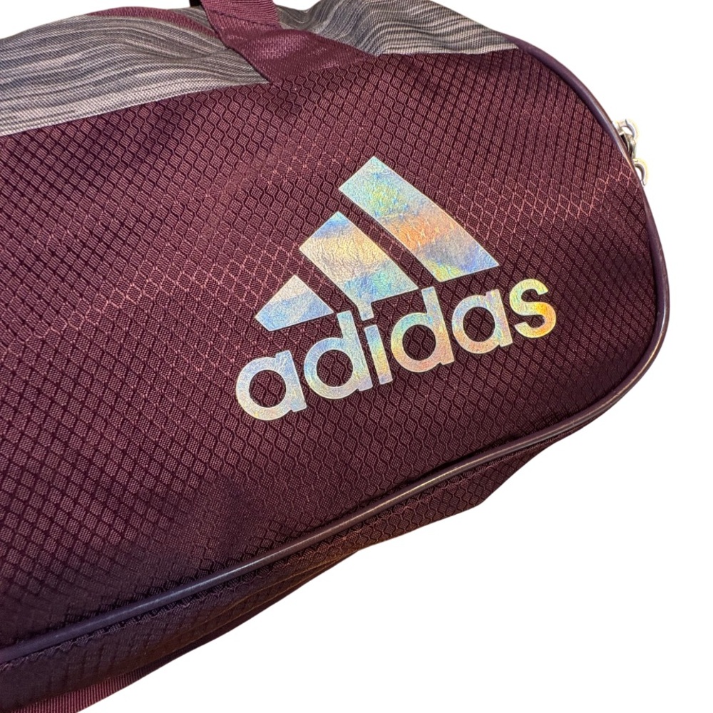 Adidas Squad III duffel bag  purple grey travel - Picture 14 of 15